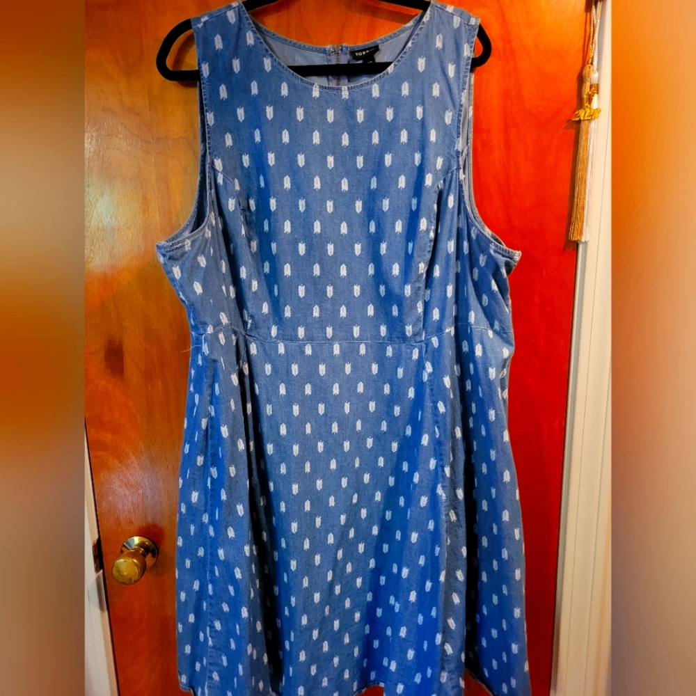 TORRID Denim sleeveless dress